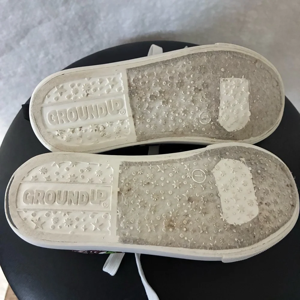 Ground Up Nintendo Super Mario Sneakers Kids‎ Size 1 Character Print Lace Shoes